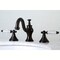 Kingston Brass KC7165WLL 8" Widespread Bathroom Faucet, Oil Rubbed Bronze KC7165WLL - alternate 2